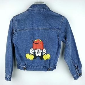 Mickey Mouse's Butt Jean Jacket